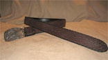 Hand Braided Shark Belt w/ Custom Shark Sterling Silver Buckle