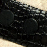 Handmade Wristcuff Classic Alligator w/ Inlay