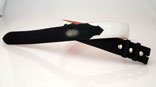 White Alligator 1 1/2" Strap w/ Black Stingray billets